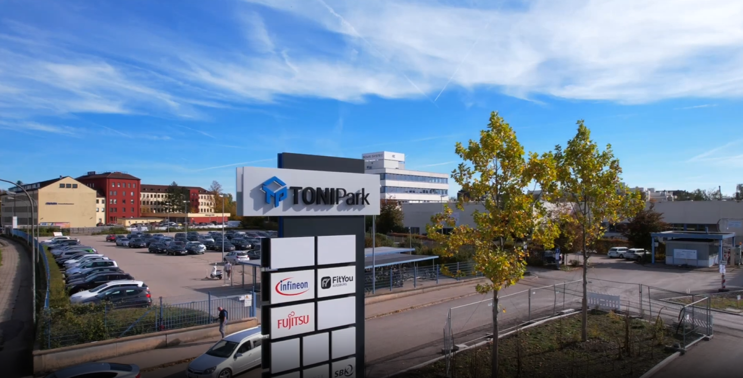 TONI Park, Augsburg, Mietflächen, Bürogebäude, High-Tech, IT-Unternehmen, Grünanlagen, Serviceleistungen