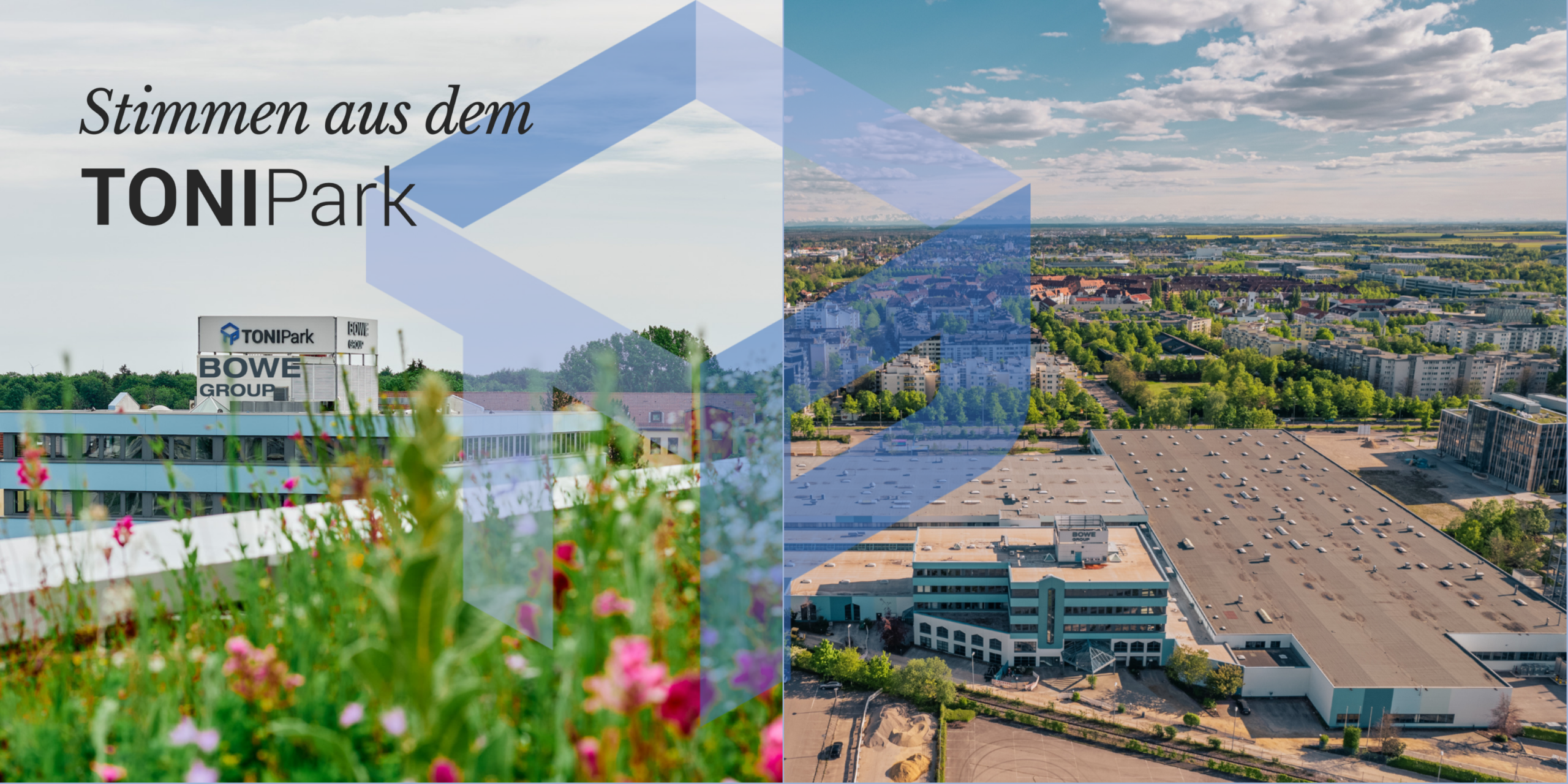 TONI Park, Augsburg, Mietflächen, Bürogebäude, High-Tech, IT-Unternehmen, Grünanlagen, Serviceleistungen